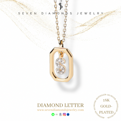 „DIAMOND LETTER“ Halskette